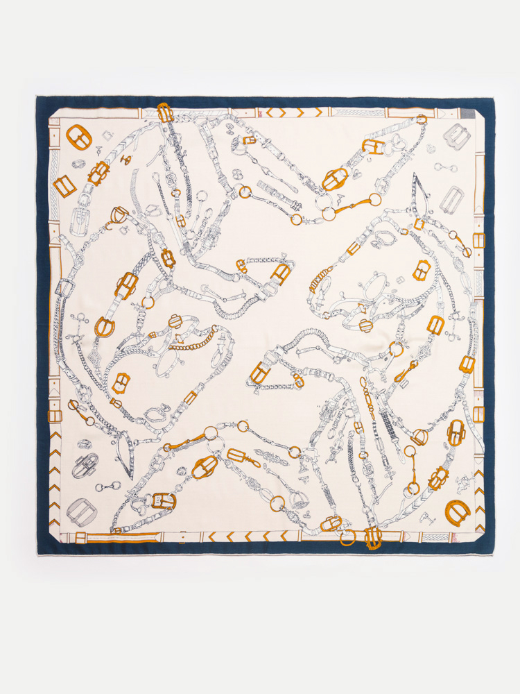 Winter Clothing Hong Kong - Silk Blend Scarf Luxury Brand Scarves