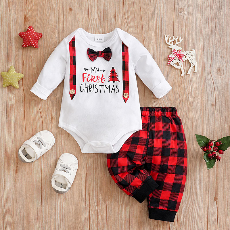 Winter Clothing Newborn - Christmas Newborn Baby sets 2pcs Autumn