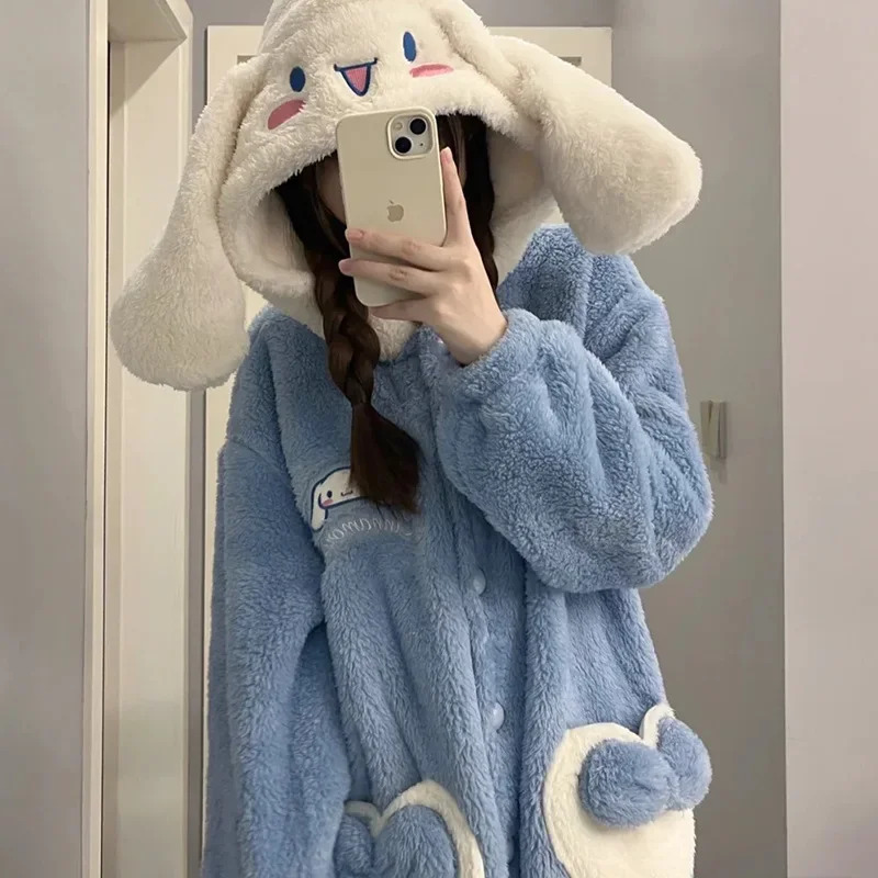 Winter Cloth - 25COSAnime Women Girl Plush Pajamas Kuromi