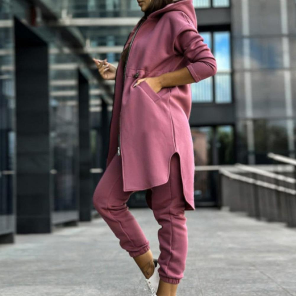Pants Set Women Tracksuit Zipp - Winter Clothing Material recension och pris