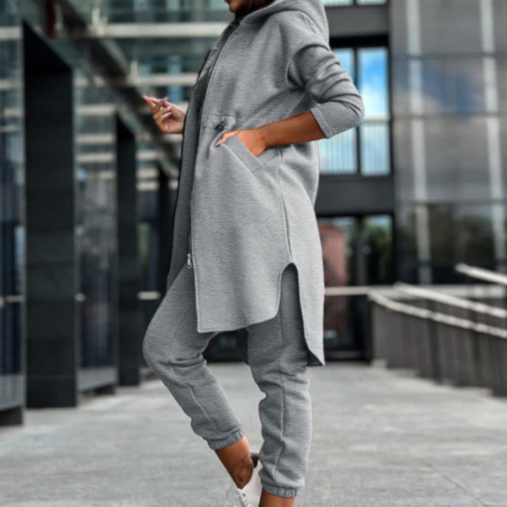Pants Set Women Tracksuit Zipp - Winter Clothing Material recension och pris