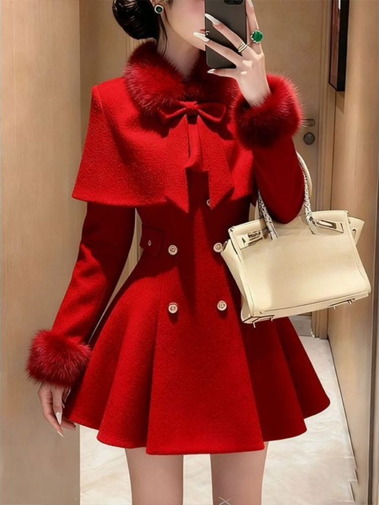 French Elegant Vintage Woolen  - Winter Clothing Trends 2025 recension och pris