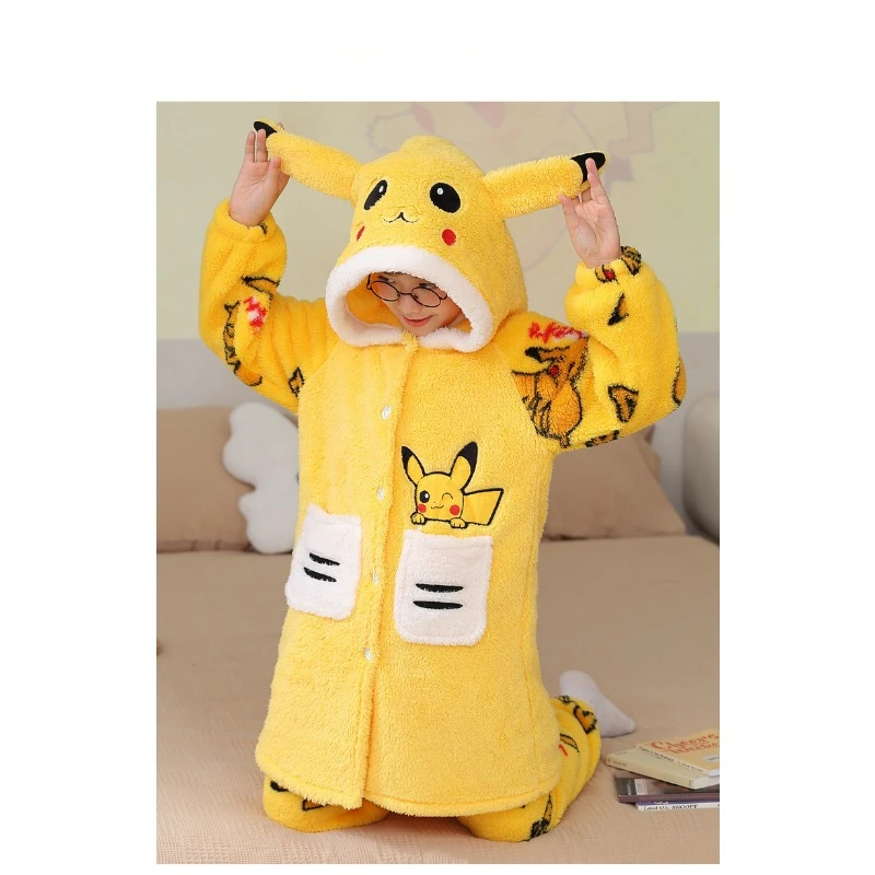 HOT Cartoon Pikachueds Pajamas - Winter Cloth recension och pris