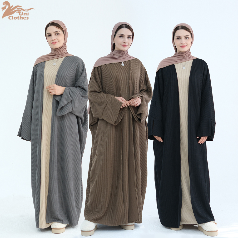 Abaya Thick Knitted Winter Fal - Winter Clothing Dubai recension och pris
