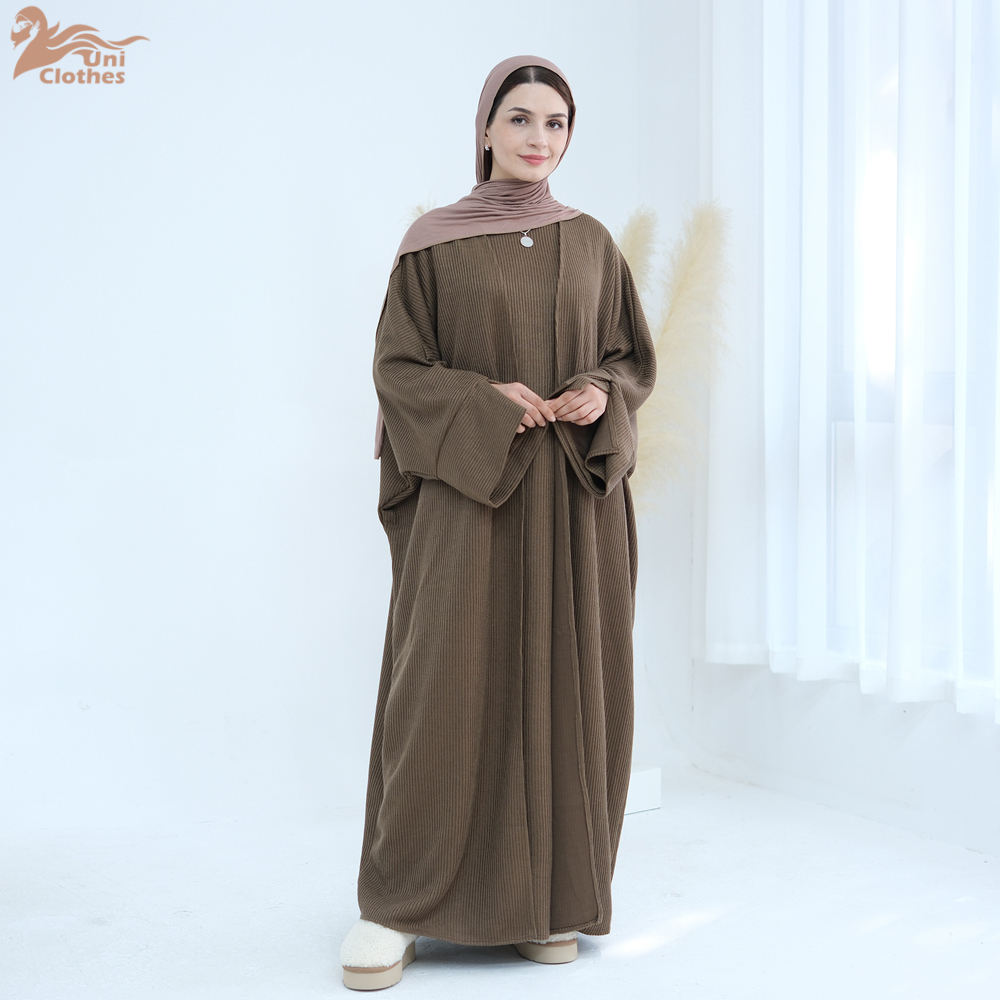 Abaya Thick Knitted Winter Fal - Winter Clothing Dubai recension och pris