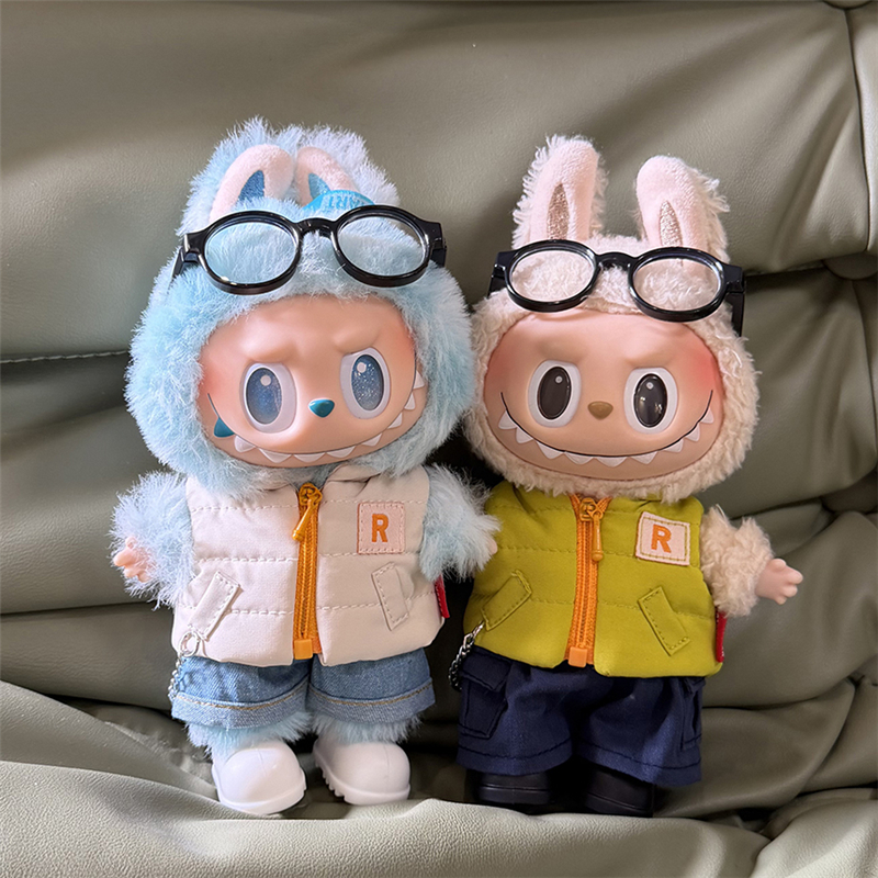 For 15 17cm Labubu Doll Down J - Jacket Winter Clothing recension och pris