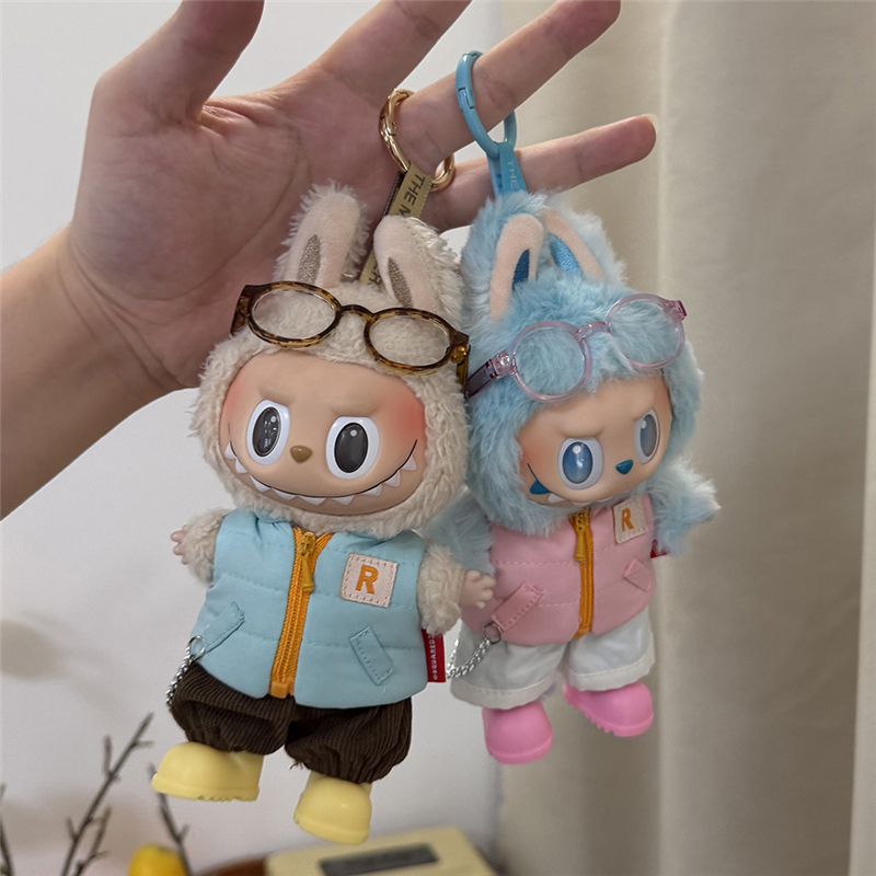 For 15 17cm Labubu Doll Down J - Jacket Winter Clothing recension och pris