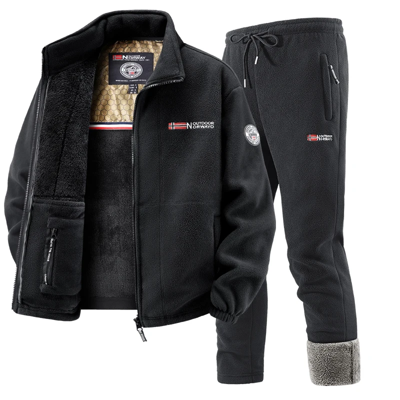 Mens Winter Fleece Tracksuit S - Winter Cloth recension och pris