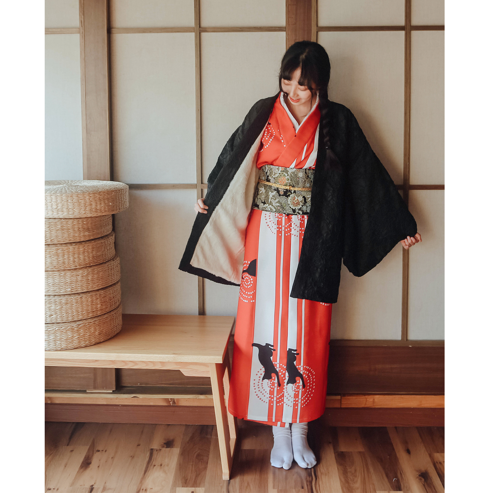 Women's Japanese Haori Winter  - Traditional Winter Japanese Clothing recension och pris