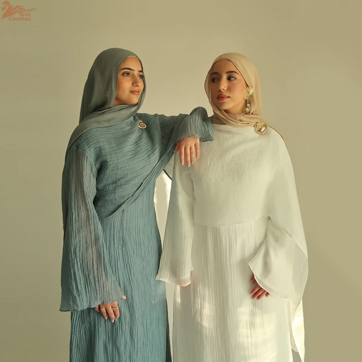 2025 New Pleated Fabric Elegan - Winter Clothing Dubai recension och pris