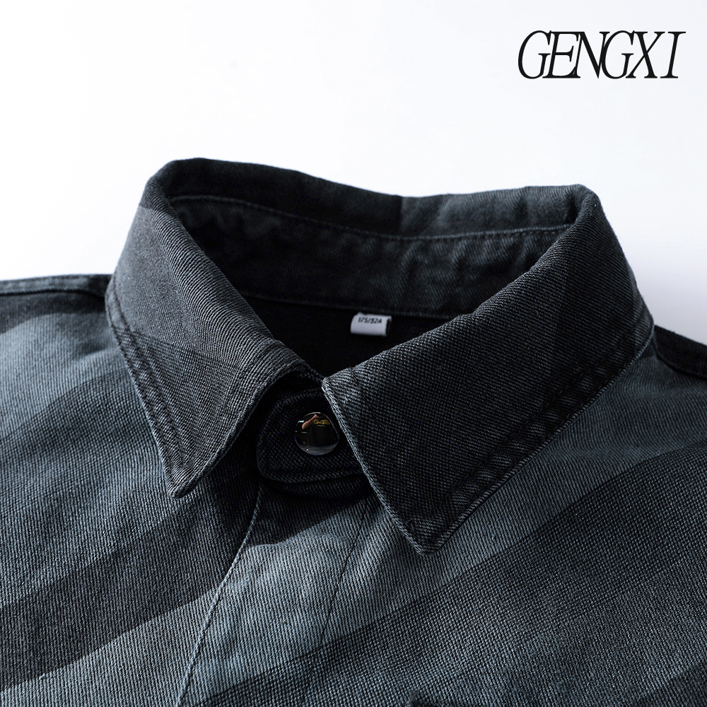 Men's Gradient Striped Design  - Jacket Winter Clothing recension och pris