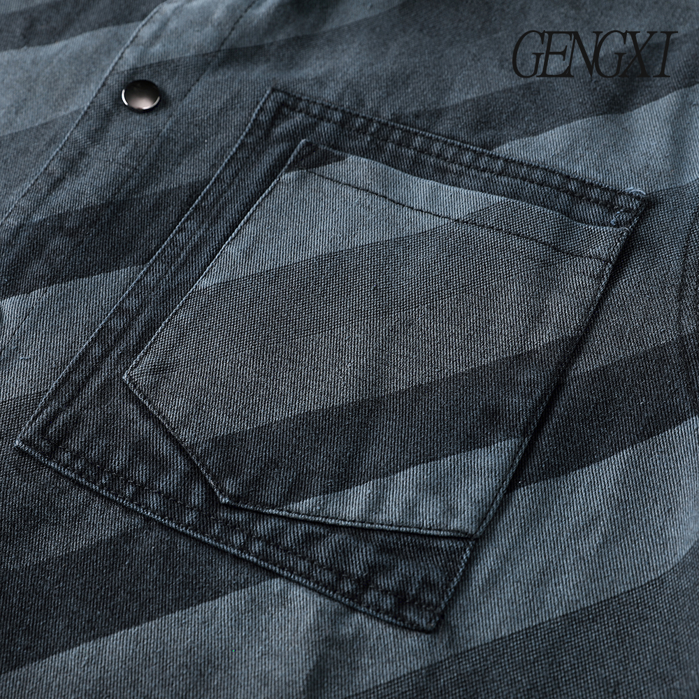 Men's Gradient Striped Design  - Jacket Winter Clothing recension och pris
