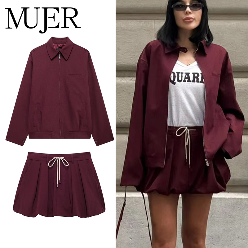 MUJER 2025 Balloon Skirt Sets  - Jacket Winter Clothing recension och pris