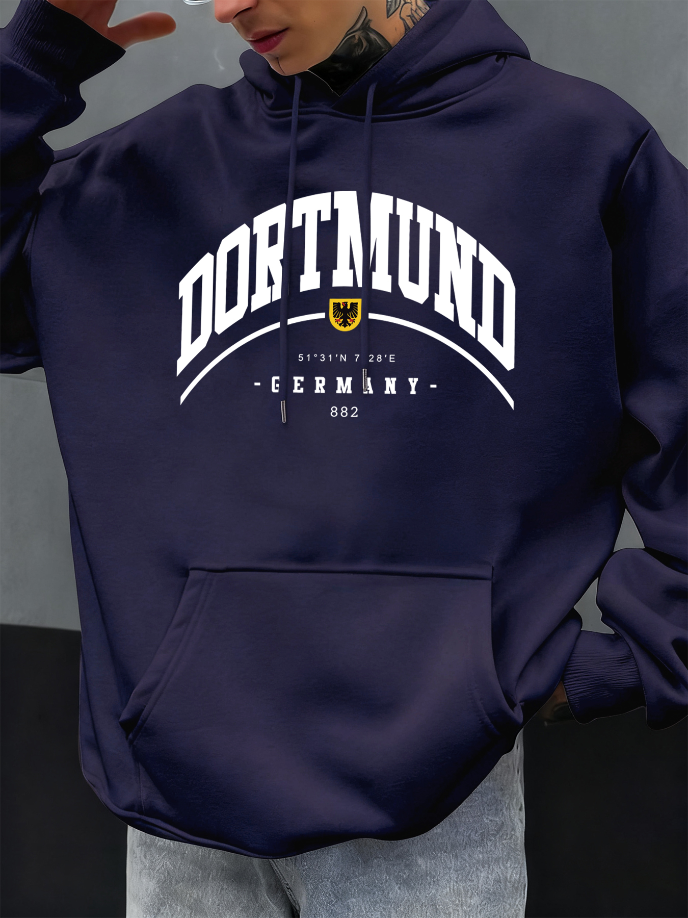 Dortmund Germany Letter Patter - Winter Clothing Germany recension och pris