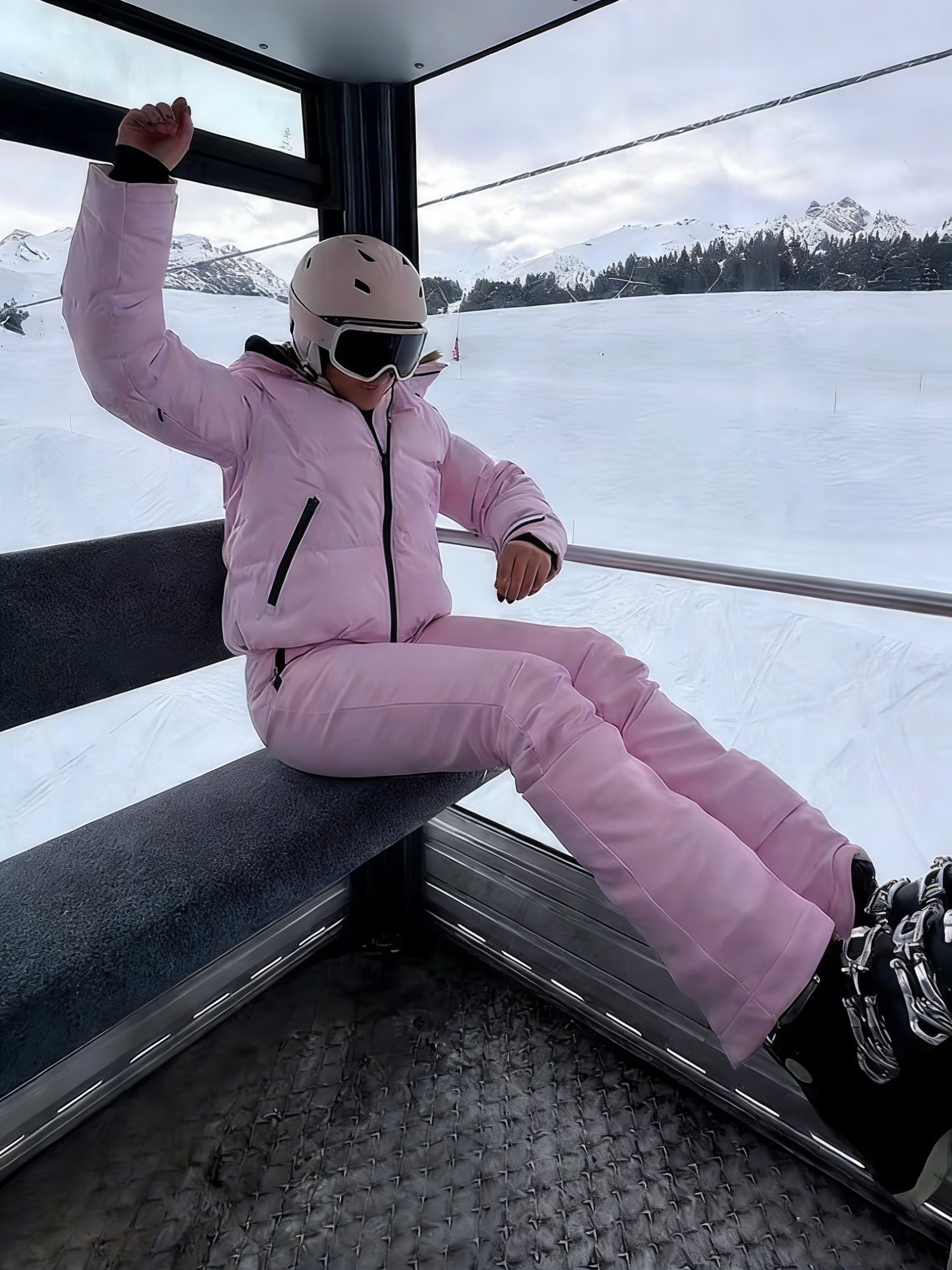 Winter Pink Thicken Warm Women - Winter Clothing Material recension och pris