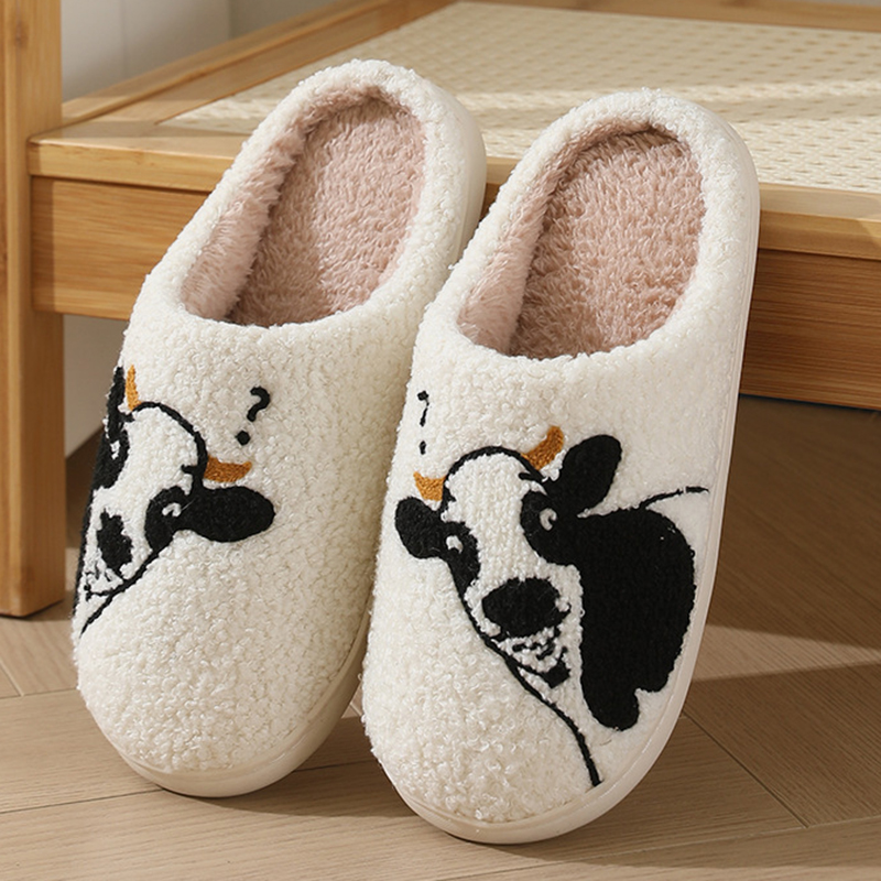 Cartoon Cow Pattern Cotton Sli - Winter Clothing Material recension och pris
