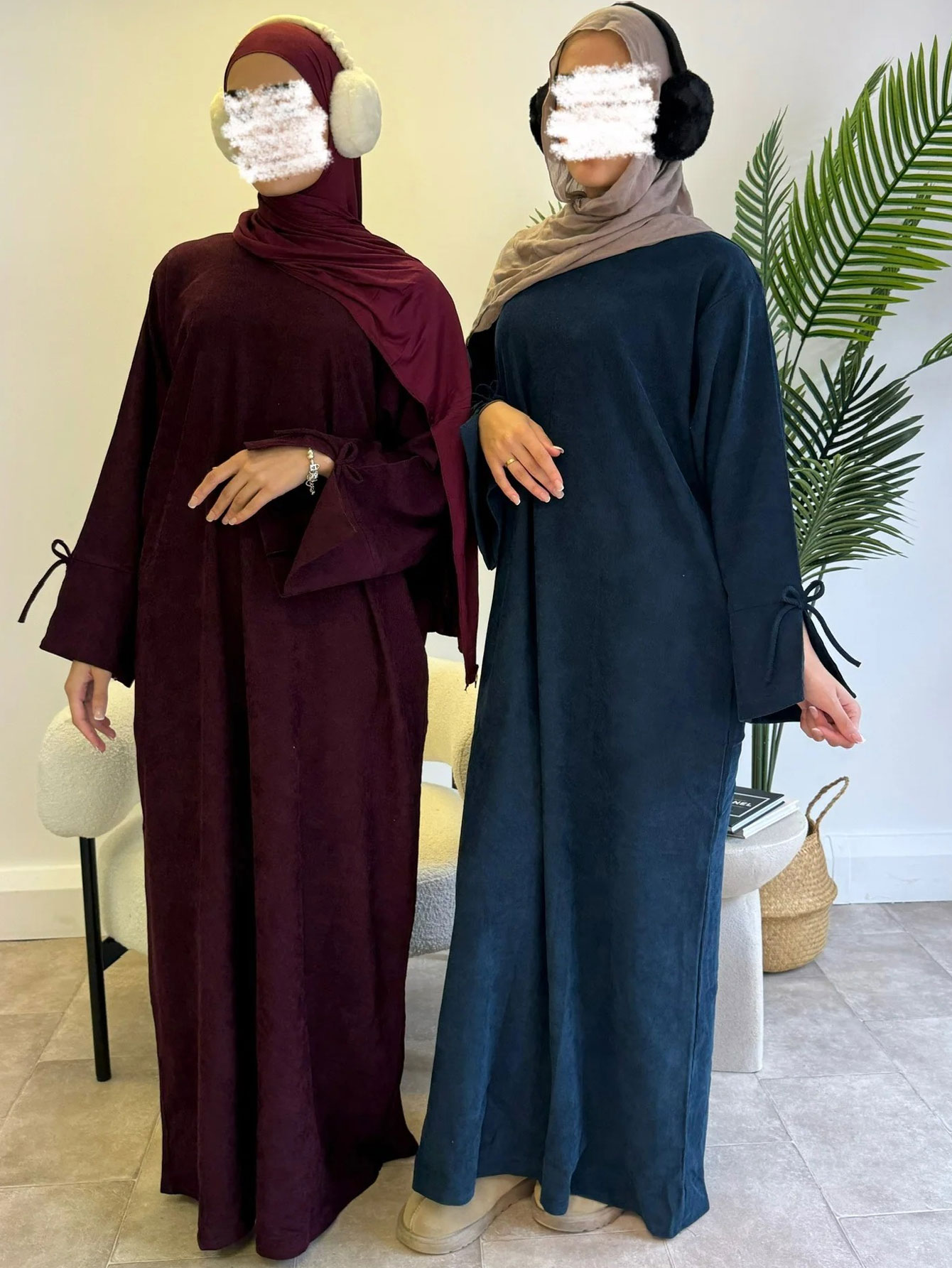Ramadan Bow-knot Dubai Abaya D - Winter Clothing Dubai recension och pris