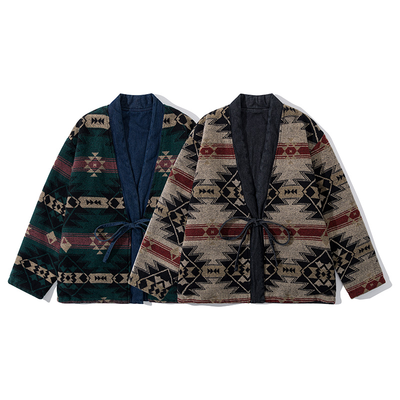 Fashion Vintage Reversible Coa - Traditional Winter Japanese Clothing recension och pris