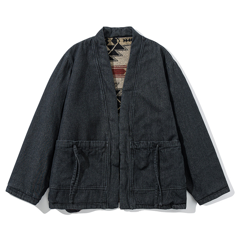 Fashion Vintage Reversible Coa - Traditional Winter Japanese Clothing recension och pris