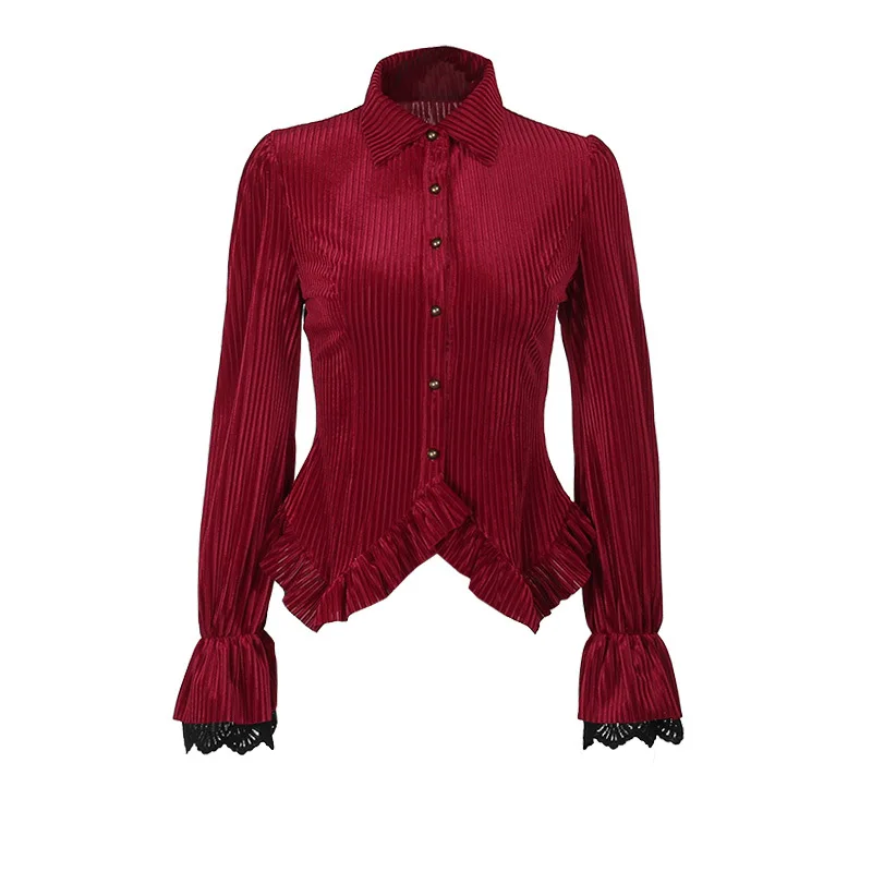 2025 New Vintage Red Corduroy  - Winter Clothing Trends 2025 recension och pris