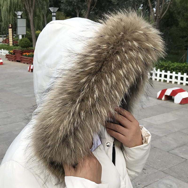 Real Fur Collar for Coat Parka - Jacket Winter Clothing recension och pris