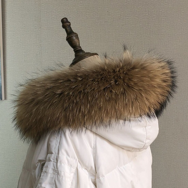 Real Fur Collar for Coat Parka - Jacket Winter Clothing recension och pris
