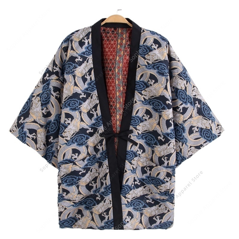Autumn Winter Japanese Dragon  - Traditional Winter Japanese Clothing recension och pris