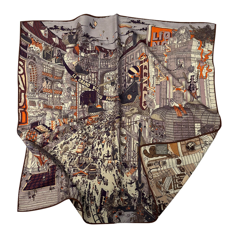 Two Faced Print Designer Scarf - Winter Clothing Hong Kong recension och pris