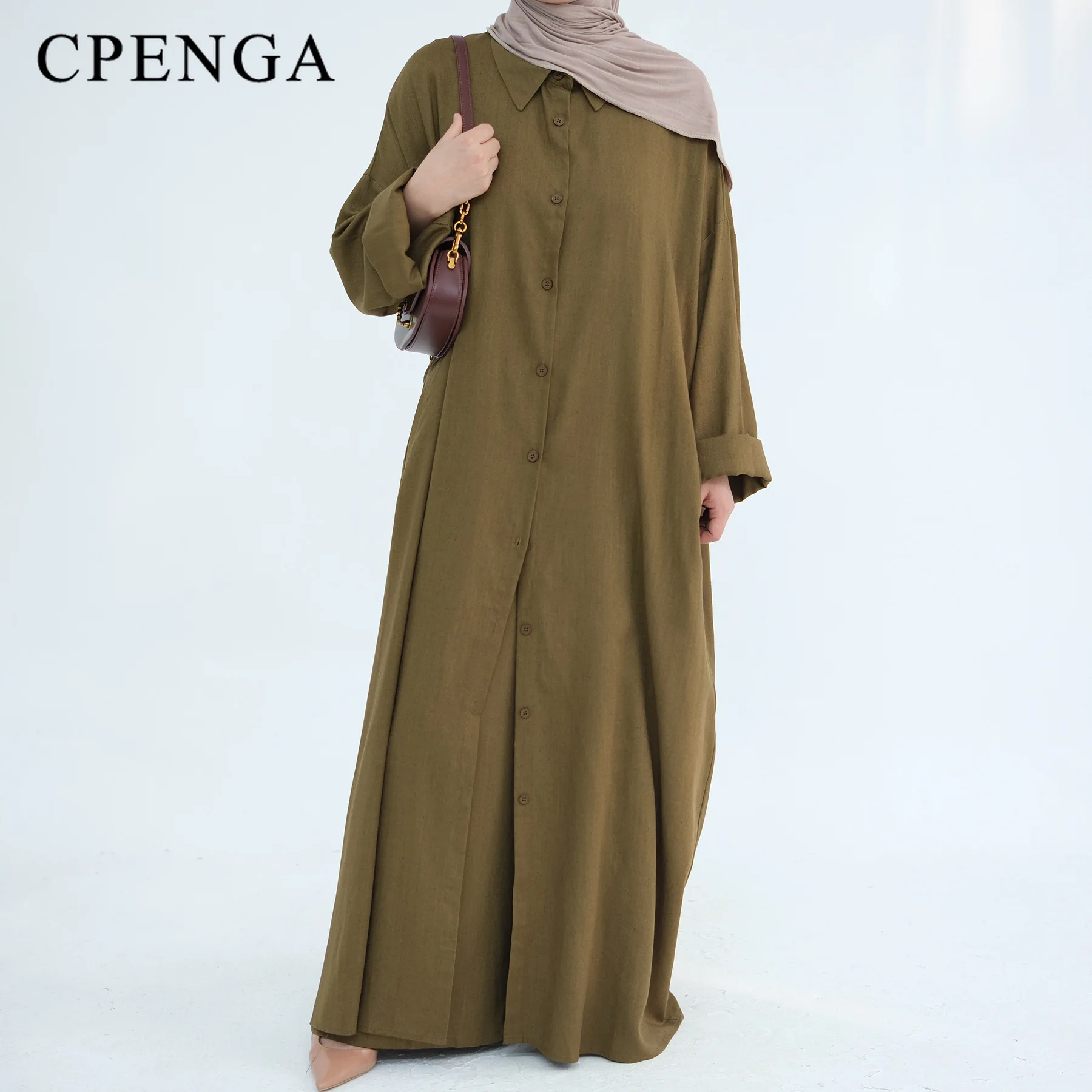 Ramadan Two Piece Linen Muslim - Winter Clothing Dubai recension och pris