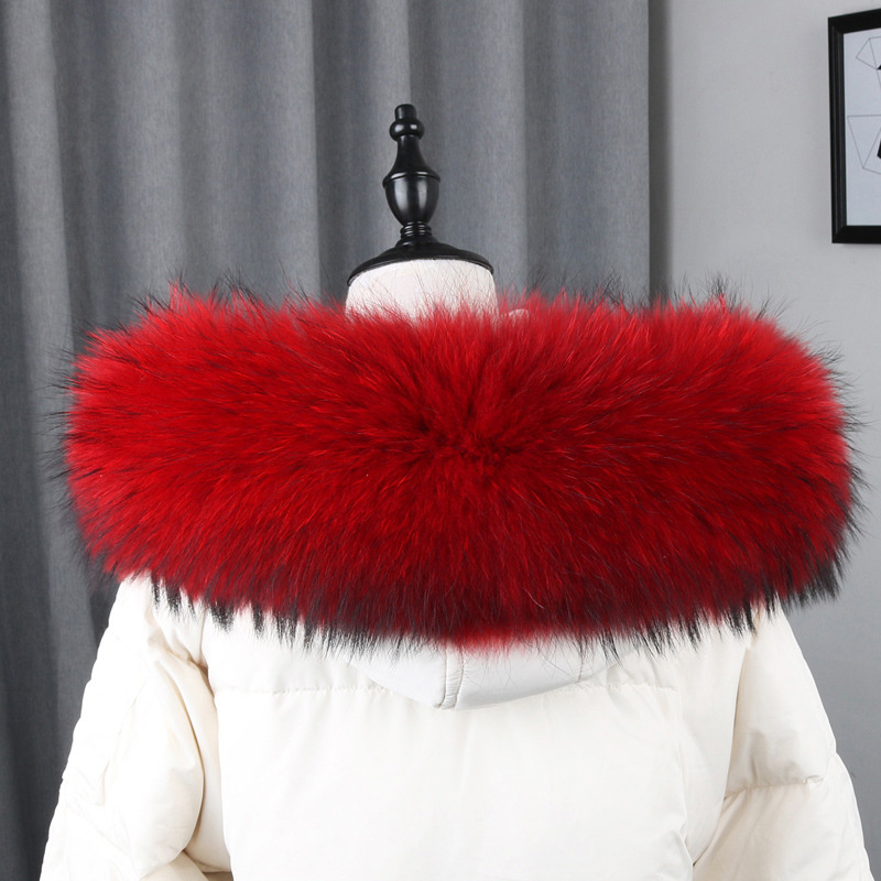 100% Real Fur Collar Coat Wint - Winter Clothing Material recension och pris