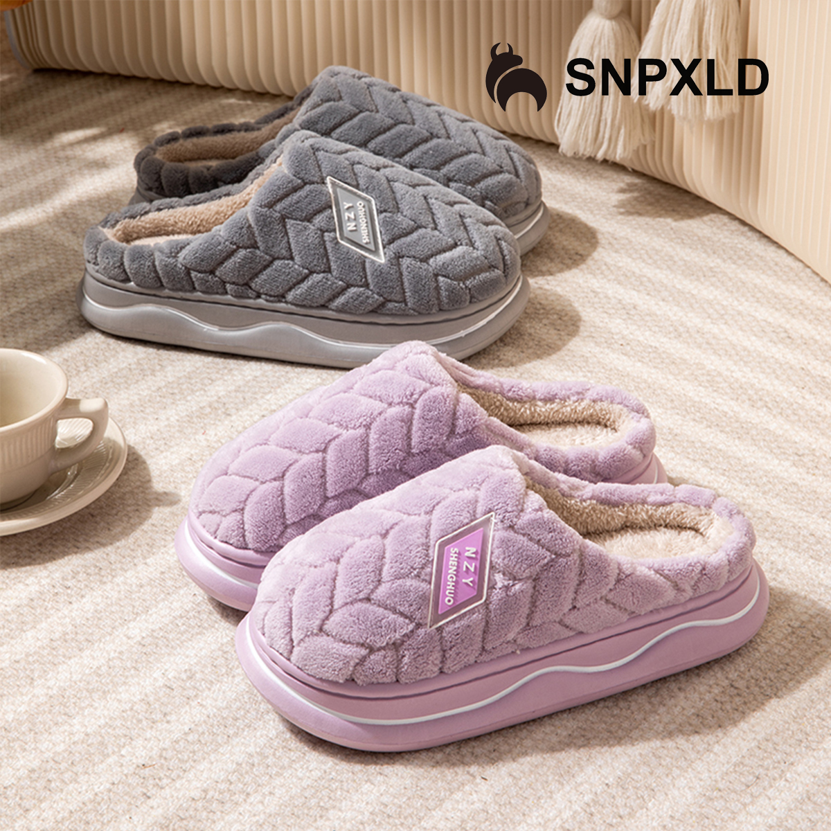 Winter Home Slippers for Women - Winter Clothing Material recension och pris
