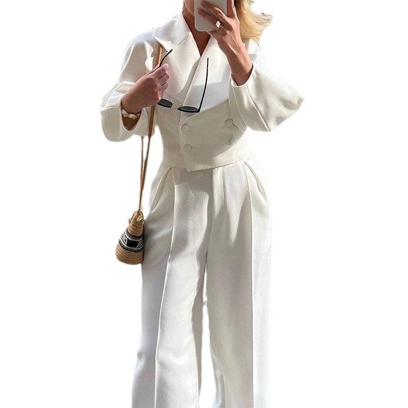 Women blazer Pant Sets Two Pie - Winter Clothing Material recension och pris