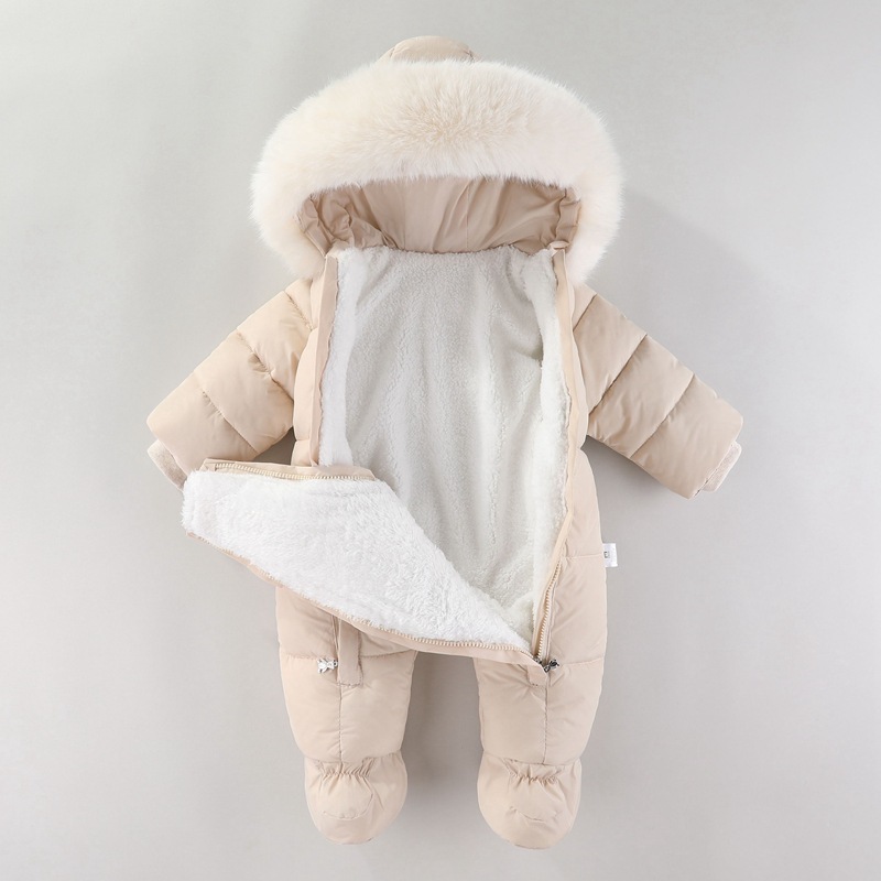 Winter Newborn Baby Romper Wit - Winter Clothing Newborn recension och pris