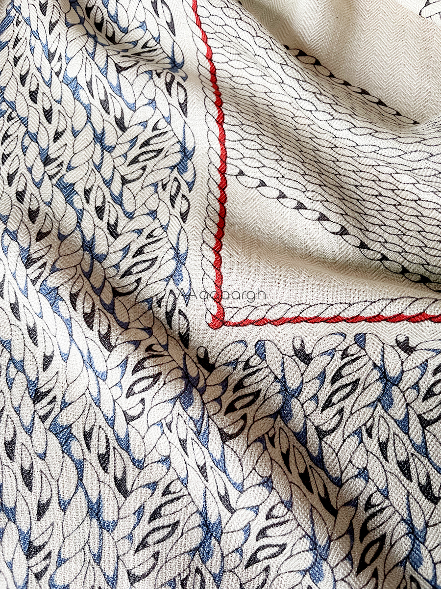 Silk Wool Scarf Luxury Designe - Winter Clothing Hong Kong recension och pris