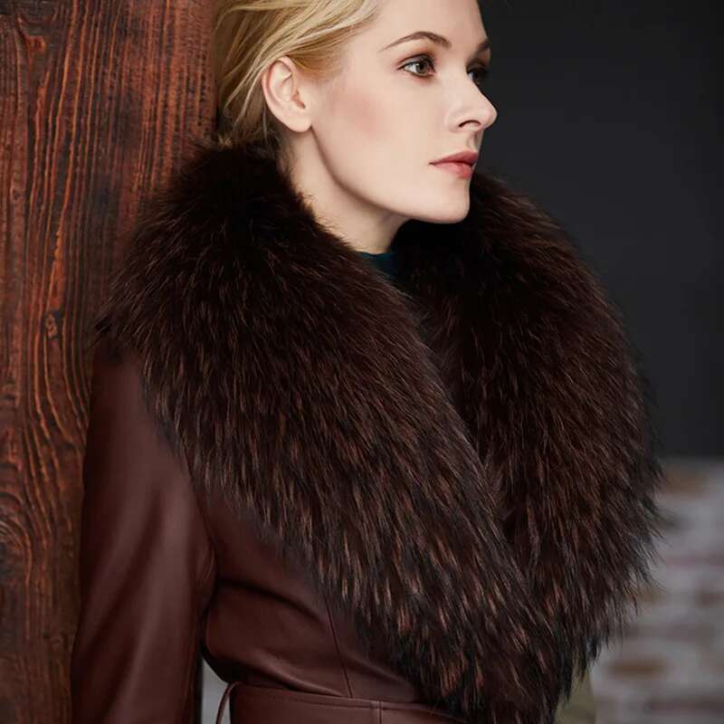 Raccoon Fur Collar Female Wint - Jacket Winter Clothing recension och pris