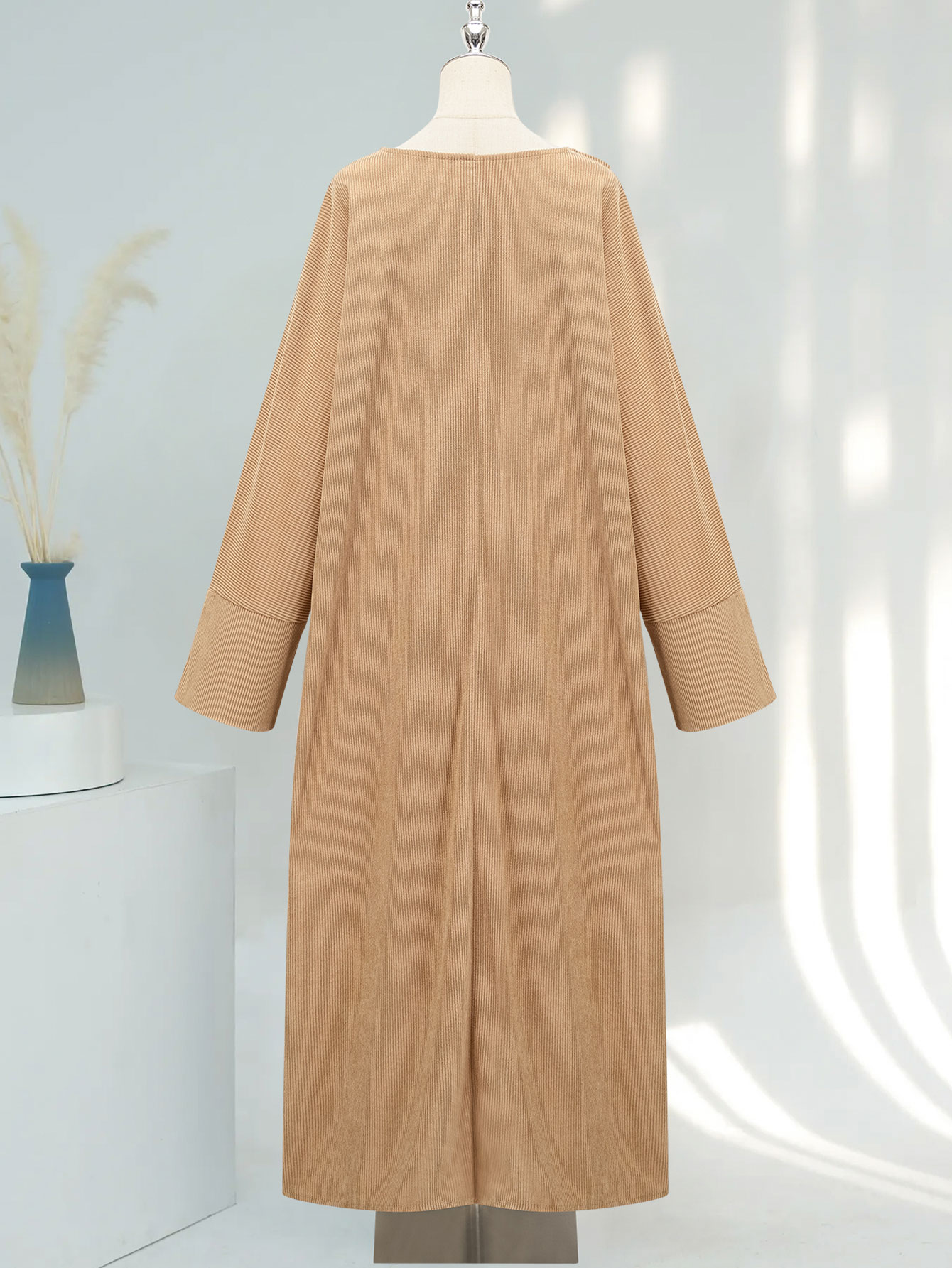 Corduroy Ramadan Dubai Abaya D - Winter Clothing Dubai recension och pris