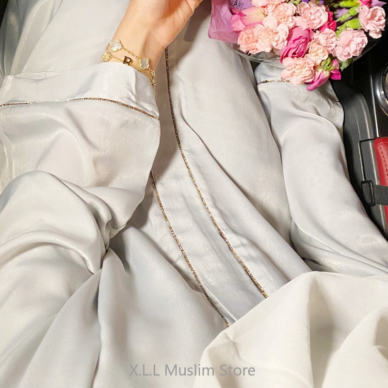 Long Loose Embroider White Ope - Winter Clothing Dubai recension och pris